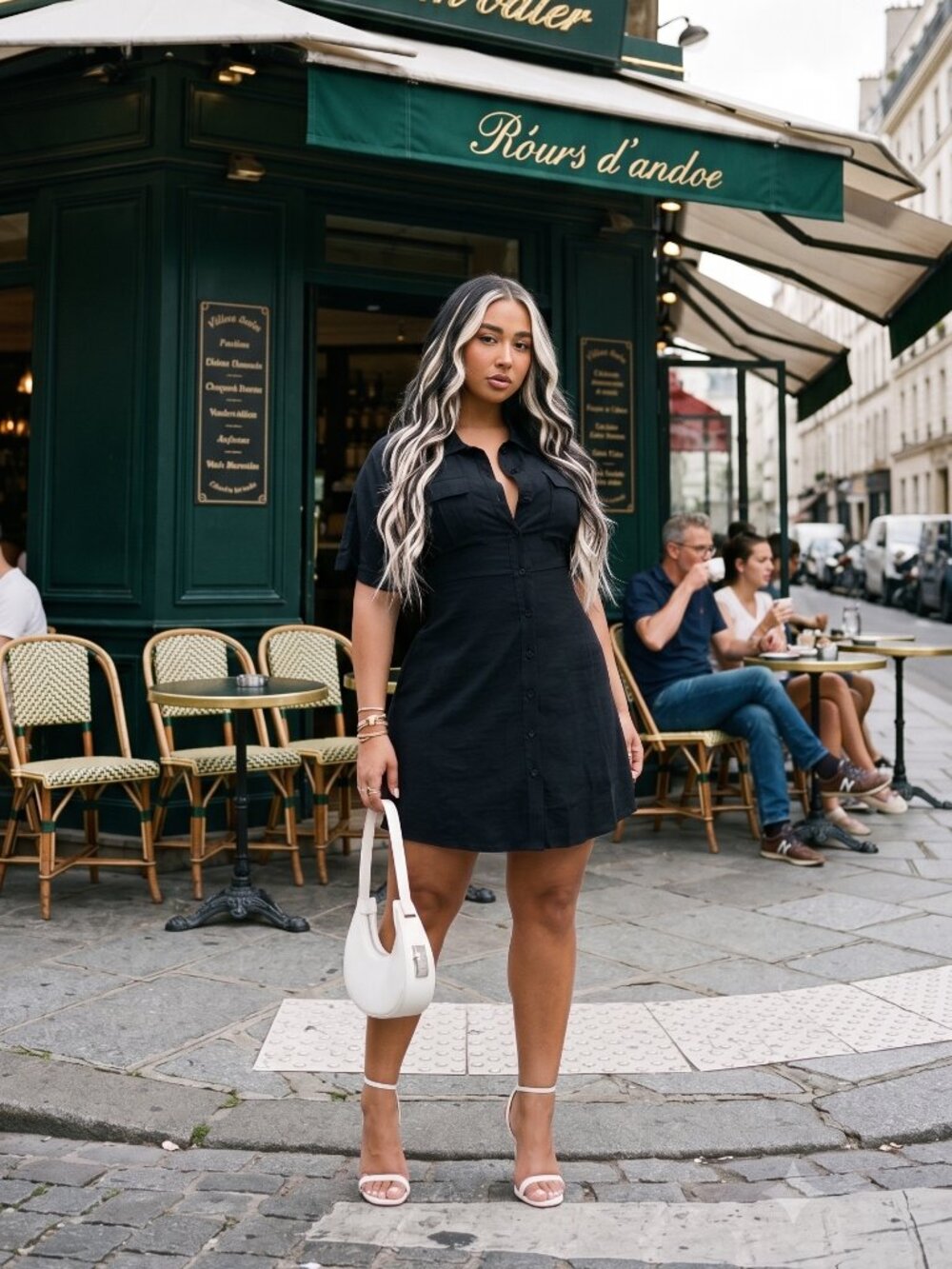 FASHION NOVA Penny Mini Shirt Dress BLACK NWT Sz XL